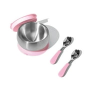 Baby Bowl + Storage Lid + 2 Spoons | Stainless Steel & Silicone