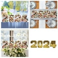 4 Pcs 2024 Charcuterie Numbers Fillable Graduation Cardboard Number Box
