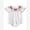 White, variant on Newborn Baby Boys Girls Smoked Romper Embroidery Round Neck Ruffle Sleeve Bubble Bodysuit Summer Clothes Causal Outfits