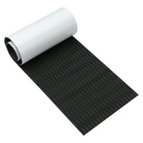 Unique Bargains 1 Pcs 47.24"x11.81" EVA Faux Teak Decking Sheet Mat for Boat Yacht Marine Deck Pad RV Car Trunk Black