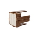 thumbnail image 6 of LuxenHome 2-Tier Farmhouse Side Table, Engineered Wood Sofa or Bedside Storage Stand, 6 of 7