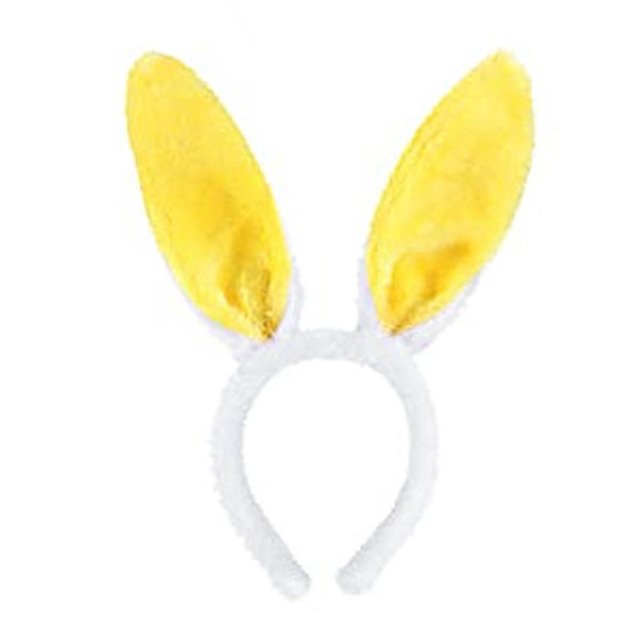 Children's Plush Bunny Rabbit Ears Easter Party Head Wear Colourful Headband