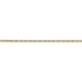 thumbnail image 3 of 14k Yellow Gold 16 Inch 1.5mm Rope Chain Necklace Pendant Charm, 3 of 9