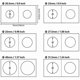 thumbnail image 5 of 300Pcs 6 Assorted Sizes Coin Holders,Coin Album Coin Storage Coin Paper Holders for Coin Protect, 5 of 5