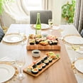 thumbnail image 4 of 50 Pcs Disposable Gold Placemats Set 13 Inch Round Gold Foil Mesh Pressed Table Doilies, 4 of 5