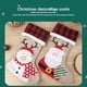 thumbnail image 3 of Cateissary Calcetín de Navidad, bolsa para envolver regalos, accesorios de vacaciones, bolsas de regalo de Año Nuevo, decoraciones colgantes, calcetines Kits de decoración para fiestas Papá Noel Cateissary HA069685-02, 3 of 6