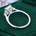 thumbnail image 4 of Spot Jewelry Emerald Cut Excellent 2 Ct Diamond Ring for Women - Silver 14K White Gold Plated Rings - Solitaire with Accent Diamond Rings for Women - Multi-Stone Diamond Ring - Elegant Jewelry, 4 of 6