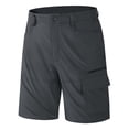thumbnail image 4 of Pantalones cortos informales elásticos para hombre - Múltiples bolsillos - Spandex, cintura elástica, ropa urbana, tallas S-XXXL, 4 of 7