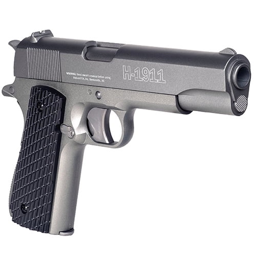 H 1911 C02 Air Pistol 177 Caliber 6 Rounds Fixed Sights Black Walmart Com H 1911 C02 Air Pistol 177 Caliber 6 Rounds Fixed Sights Black Walmart Com