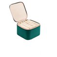 thumbnail image 2 of Ovzne Storage Box Covered Storage Box Leather Jewelry Boxes For Travel Jewelry Box Convenient Travel Packaging Bag Jewelry Storage Box Earrings Divided Storage Box On Clearance, 2 of 5