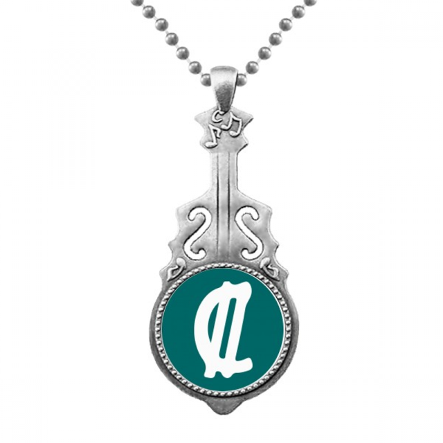 Costa Rica Currency Symbol Colon CRC Pendant Jewelry Music Guitar Torque Hangtag