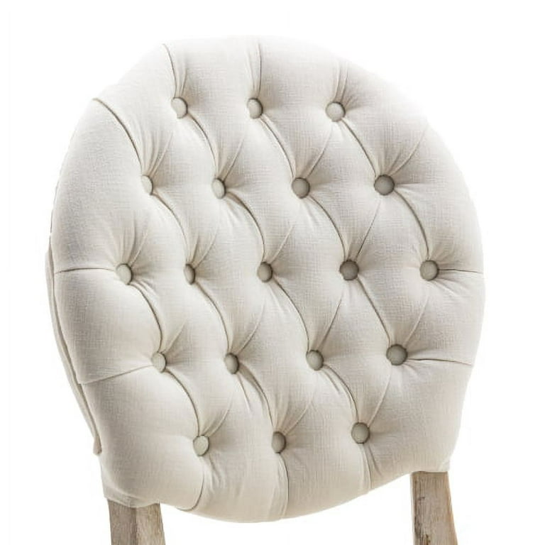 Curves Tufted Round Ottoman by Ave Six - Office Star - Madison Seating