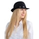 thumbnail image 4 of Hat Dress Up America Derby - Sombrero de terciopelo negro para adultos, 4 of 6
