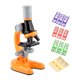 thumbnail image 1 of Microscopio 1200X Microscopio Niños Microscopio ÓCtoPto Con Botellas de Recolección de Luz LED 12 PCS DiaPositivas para Niños Juguete Educato para Estudiantte para, 1 of 6