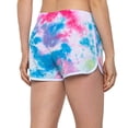 thumbnail image 2 of Franks Women's Tie Dye Print Lightweight Fast-Drying  Boarding Swim Shorts-Blue / M, 2 of 3