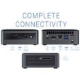 thumbnail image 6 of Intel NUC10i3FNH Mini PC, Intel Core i3-10110U Upto 4.1GHz, 16GB RAM, 512GB NVMe SSD + 1TB HDD, HDMI, Thunderbolt, Card Reader, Wi-Fi, Bluetooth, Windows 10 Pro, 6 of 7
