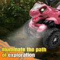 thumbnail image 4 of SUSIELADY 12V Kids Dinosaur Ride on ATV, Quad 4 Wheeler Dinosaur Design, Electric Ride on Toy, Music Early Education Function, Power Display, Safe Driving, Outdoor Toy for Boys Girls Aged 2-6, Pink, 4 of 8