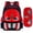 Red, variant on 3D Cartoon Schoolbag Cool Robot 16.5'' Backpack Waterproof Lightweight Bookbag Ideas Gift
