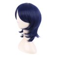 thumbnail image 2 of LinYooLi Perruque Cosplay en Fibre Synthétique 16 Pouces/40 cm (Blanc/bleu Azure), 2 of 4