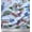Pastel Mint, variant on Soimoi Cotton Duck Fabric Leaves,Red Berries & Flower Print Fabric by the Yard 42 Inch Wide