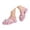 Pink, variant on Girls Summer Jelly Sandals Soft Sole Closed Toe Casual Slide Sandals Toddlers Soft Child Shoes