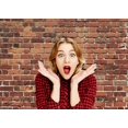 thumbnail image 2 of 7x5FT Red Brick Wall Backdrop Brick Photography Backdrops Baby Birthday Party Graduation Home Decoration Background Photo Booth Studio Prop Banner, 2 of 10