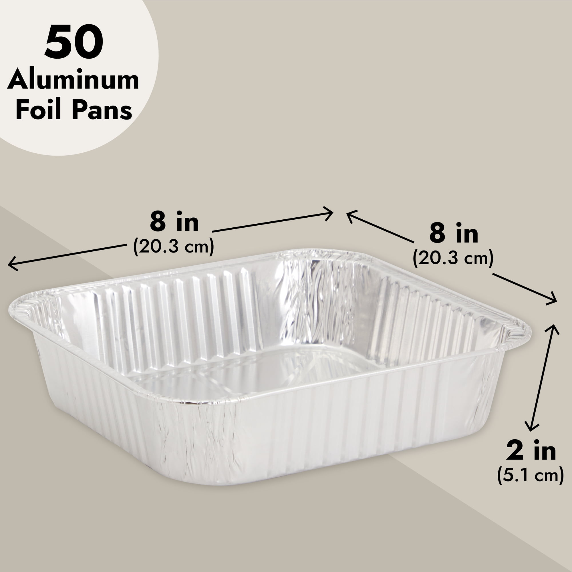 Cheap Price Restaurant 8X8 Disposable Aluminum Pan with Lid