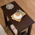 thumbnail image 6 of Leick Home 10505 Laurent Narrow End Table with Shelf, Chocolate Cherry, 6 of 15