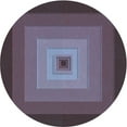 thumbnail image 1 of Ahgly Company Machine Washable Indoor Round Transitional Plum Purple Area Rugs, 3' Round, 1 of 7