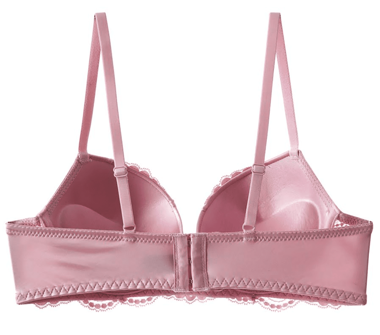 6 Pieces Wired Lace Plain Full Cup Gentle Push Up Bra B/C