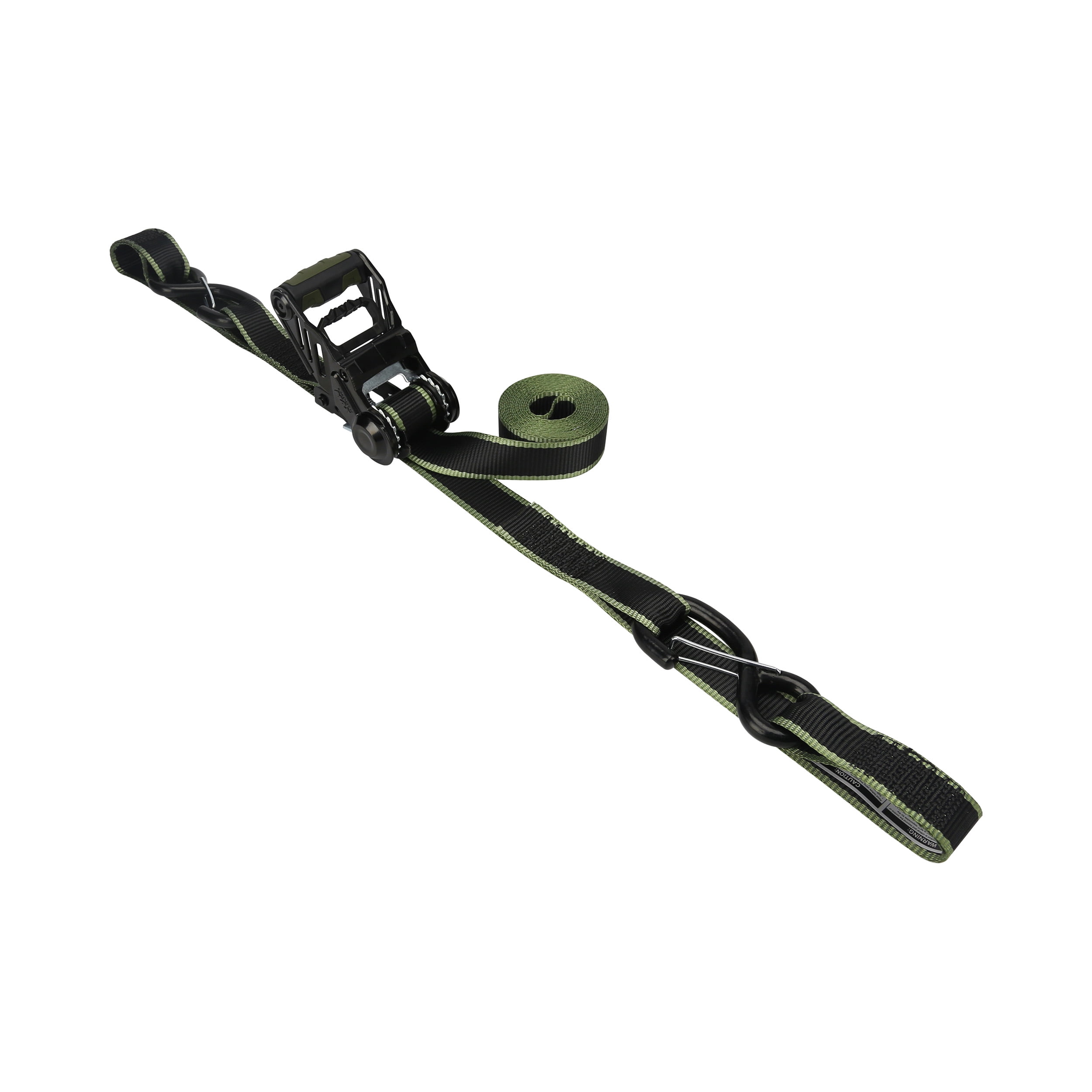 Xstrap 1.25”x14' Aluminium Tie-Down Ratchet 1000lbs WLL with Ball Bearing for Smooth Ratcheting Handle & Safety Lock S Hooks and Soft Loops 4-Pack