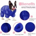 thumbnail image 5 of TELOLY Dog Coat, Waterproof Dog Jacket for Winter, Fullbody Dog Coats Snowsuit, Windproof Puppy Down Jacket Coat, Fleece Winter Vest for Dogs, Cold Weather Dog Coats for Small Dogs, 5 of 7