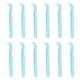 thumbnail image 1 of Paquete de 12 pinzas de plástico para manualidades, pinzas dobladas de 4.5" para alimentación de animales, pinzas para pegatinas desechables (Azul), 1 of 6