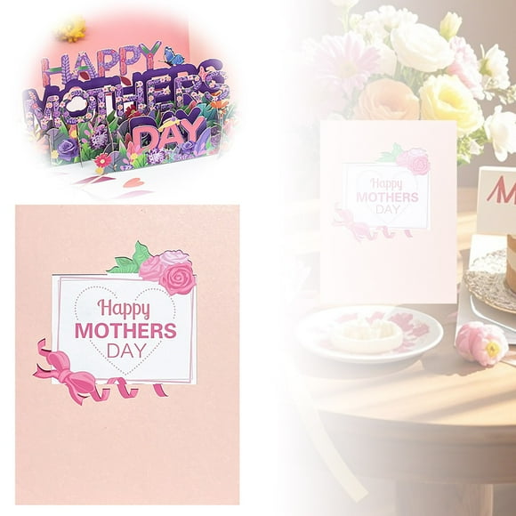Hearth & Gear Day Up Card 3D Up Greeting Cards Day Card With Envelopes Up Cards For Mom Small Envelopes for Cards en Girls Birthday Happy Cards Friendship Cards for Kids Classroom Easter Cards 16