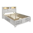 thumbnail image 6 of Soul Queen 5PC Set including Manufactured Wood & Marble Accents in White, 6 of 20