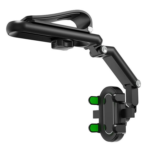 Soporte universal giratorio para teléfono móvil de 1080° para coche Soporte para teléfono móvil con GPS Soporte para volante de coche Soporte ajustable para coche para coche, hogar y cocina