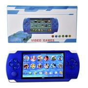 PSP Handheld Game Machine X6,8GB,with 4.3 Inch High Definition Screen, Built-in Over 9999 Free Games,Blue#247