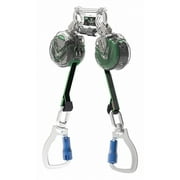 MSA 6' Latchways Mini Twin-Leg Self-Retracting Lanyard With Aluminum Swivel Carabiner And Twin-Link Connector