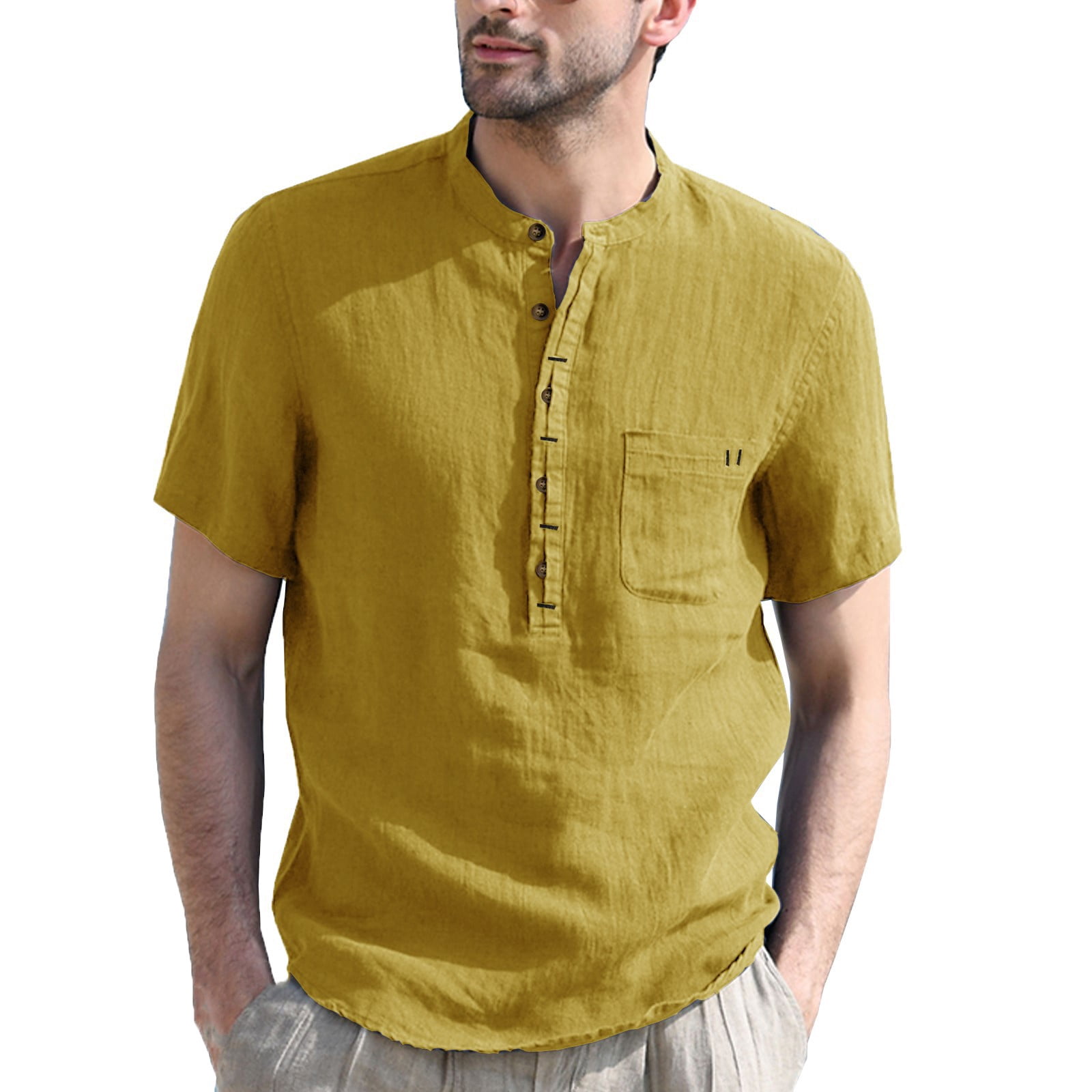 Vedolay White T Shirts For Men T Shirt Cotton Men Spring And Summer Solid  Top Shirt Casual Cotton Linen Mens Long Sleeve Compression Shirt Mens T  Shirt - Walmart.com