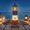 Blue, variant on Solar Lighthouse Statue with LED Light, Waterproof Resin Lighthouse Outdoor Decor for Garden Yard Lawn Patio, Auto On/Off Solar Garden Light, 12.79 Inch Red