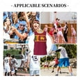 thumbnail image 5 of Sri Lanka Flag Men Basketball Sports Jersey Running Fitness Multifunction Sleeveless tshirt Exclusive Custom Name Nunber, 5 of 10