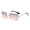Pink, variant on Retro Rimless Rectangle Sunglasses for Women Men Gold Metal Frameless Vintage Square Glasses Tinted Lens Y2K 90s 2000s Fashion Protection Glasses