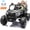 Black, variant on Joyracer 4WD 24 Volt Ride on Toys, Power Truck Wheels with 2 Seaters, Holiday Gift with Remote, LED Light, Bluetooth, Pink