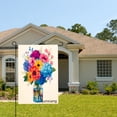 thumbnail image 2 of Amhnf Colorful Flower Bouquet In Jar Garden Flag For Home Outdoor Garden Yard Decor 12x18 inch, 2 of 5