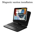thumbnail image 2 of iPad Mini 6 Magnetic Case with Keyboard 8.3 inch 6th Generation 360 Rotatable Touchpad Backlit Keyboard Slim Protective Cover Folio Trackpad Backlight Wireless Keyboard (Black), 2 of 7
