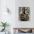 thumbnail image 4 of Acheng Black King and Queen Poster Wall Decor African American Couple Set of 2 Black Man and Women Portrait Wall Art Abstract Afro King and Queen Canvas Painting Print for Home Decor  16x20 in, 4 of 5