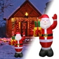 thumbnail image 2 of Dsscvnef Christmas Decorations Lighting Inflatable Event Venue Props 1.5m Inflatable Package Santa Inflatable, 2 of 9