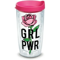Tervis Girl Power,Insulated Travel Tumbler, Clear - 16oz