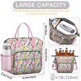 thumbnail image 5 of Pioneer Flower Floral Print Pattern Womens Lunch Box for Work,Insulated Large Lunch Bag for Tween and Teen,Loncheras Para Mujer,Leakproof Adult Lunch Bag for Work,Beach,Travel,Picnic,Camping, 5 of 7