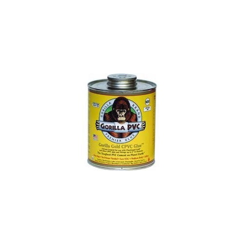 GORILLA PVC CEMENT LLC 08303 Gold 8OZ CPVC Glue